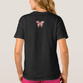Butterfly Lavender Kimono Pattern T-shirt (Achterkant)