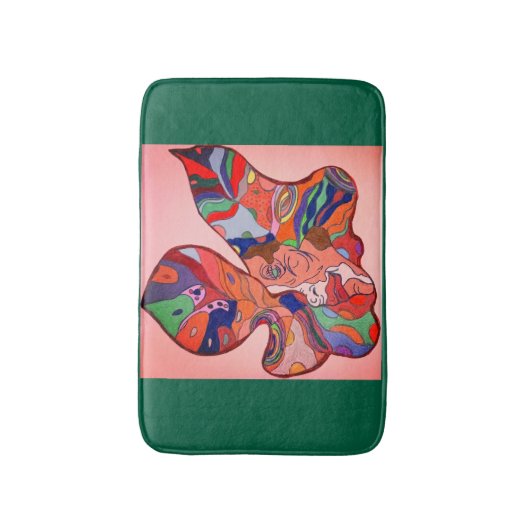 Butterfly Leaf Portrait Bath Mat (Voorkant Verticaal)