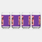 Butterfly Leaf Portrait Blikvorm Glas (Links)