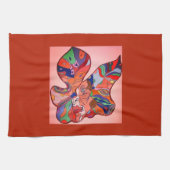 Butterfly Leaf Portrait Kitchen Towel Theedoek (Horizontaal)
