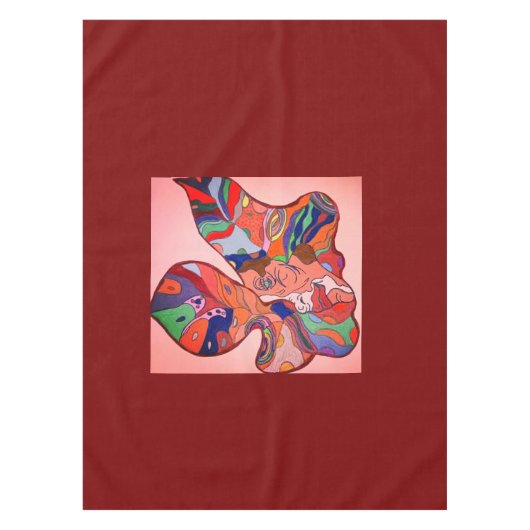 Butterfly Leaf Portrait Tafelkleed (Voorkant)