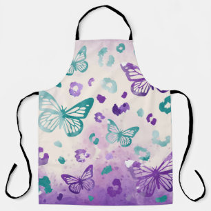 Butterfly Leiopard Paars Grey Schort