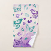 Butterfly Leopard White Bad Handdoek (Handdoek)