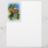 Butterfly Letterhead Briefhoofd Ontwerp (Voorkant)
