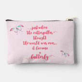 Butterfly - Levensstrijd - Inspirerend citaat Etui (Achterkant)