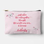 Butterfly - Levensstrijd - Inspirerend citaat Etui (Voorkant)