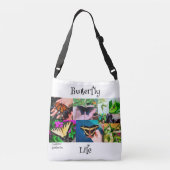 Butterfly Life Crossbody Bag Tas (Achterkant)