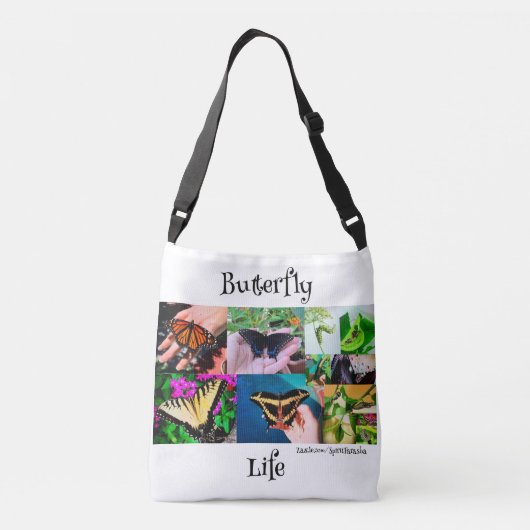 Butterfly Life Crossbody Bag Tas (Achterkant)