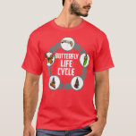 Butterfly Life Cycle Caterstyle Science Biology 1 T-shirt<br><div class="desc">Butterfly Life Cycle Caterstyle Science Biology 195 .</div>