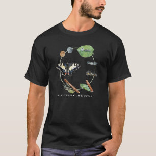 Butterfly Life Cycle Index 4 Stage Special Waterco T-shirt