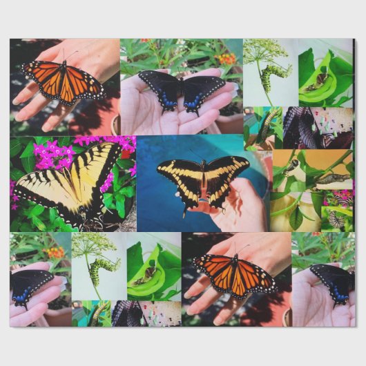 Butterfly Life Wrapping Paper Cadeaupapier (Vlak)