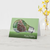 Butterfly Light Kaart (Gele Bloem)