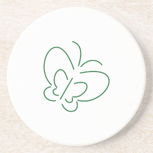 Butterfly Line Art Onderzetters