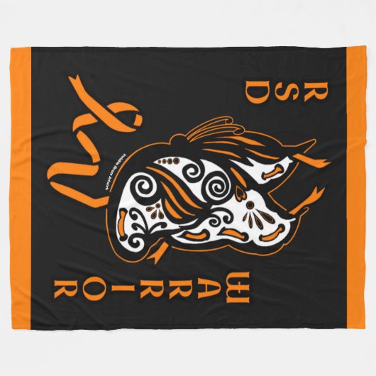 Butterfly/lint...RSD Fleece Deken (Voorkant (Horizontaal))