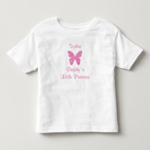 Butterfly Little Princess Personalized Name T Kinder Shirts