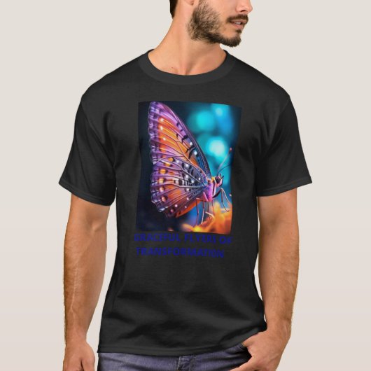 Butterfly Logo design en kunst voor t-shirts (Voorkant)