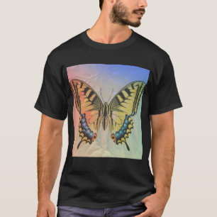 Butterfly Logo: Elegantie in beweging T-shirt
