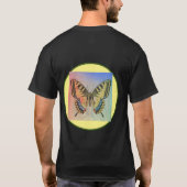 Butterfly Logo: Elegantie in beweging T-shirt (Achterkant)