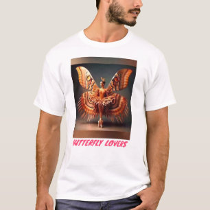 Butterfly Logo ontwerp voor t-shirts