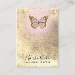 Butterfly logo Oorbel Houder Display Card Visitekaartje