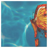 Butterfly Love 1 Options Custom Fabric Stof (Close Up)