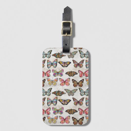 Butterfly Love Bagagelabel (Voorkant (verticaal))