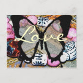 Butterfly Love Briefkaart (Voorkant)