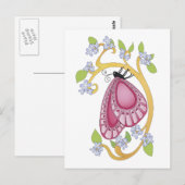 Butterfly Love Briefkaart (Voorkant / Achterkant)