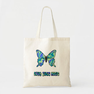 Butterfly Love Bugs Hugs Canvas tas