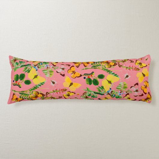 Butterfly Love Lichaamskussen (Voorkant)