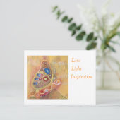 Butterfly Love Light and Isnpiration Briefkaart (Staand voorkant)