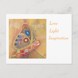 Butterfly Love Light and Isnpiration Briefkaart