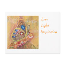 Butterfly Love Light and Isnpiration Briefkaart