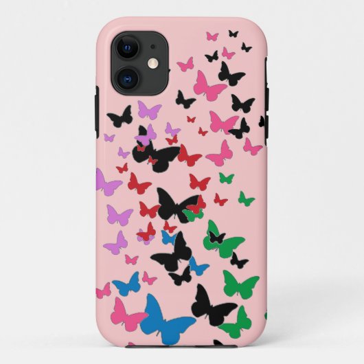 Butterfly love multicolor iPhone 5 hoesje (Achterkant)