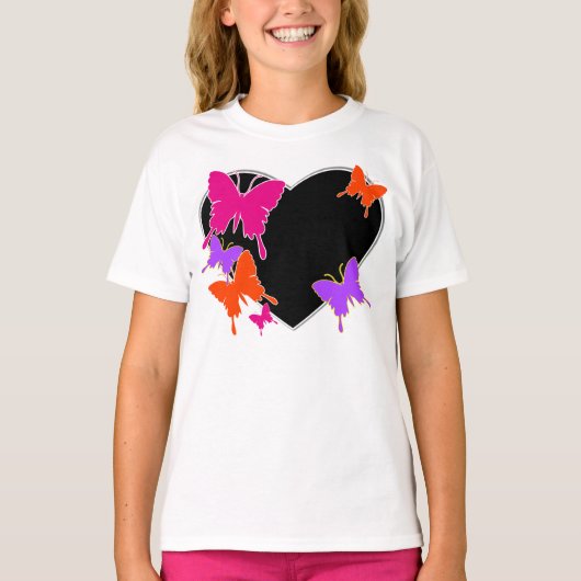 Butterfly Love T-shirt (Voorkant)