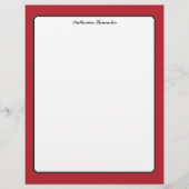 Butterfly Love | Vaste kleur Rood 5-rand (Voorkant)