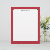 Butterfly Love | Vaste kleur Rood 5-rand (Staand voorkant)