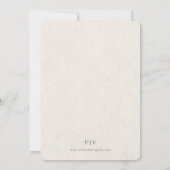 Butterfly Love Wedding Invitation Kaart (Achterkant)