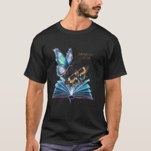 Butterfly Lover Boekenwurm Boek Sprookjesachtige M T-shirt