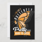 Butterfly Lover ik ben net een vlinder Save The Date (Voorkant)