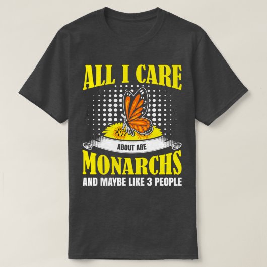 Butterfly Lover Monarch Butterfly Gift 19 T-shirt (Design voorkant)