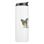 Butterfly Lover Teacher Thermosbeker (Gedraaid links)