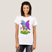 Butterfly Lumberjack Axe Forest T-shirt (Voorkant volledig)