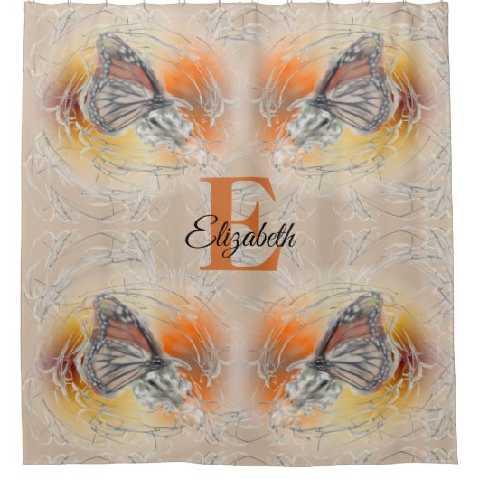 Butterfly Magic Douchegordijn (Voorkant)