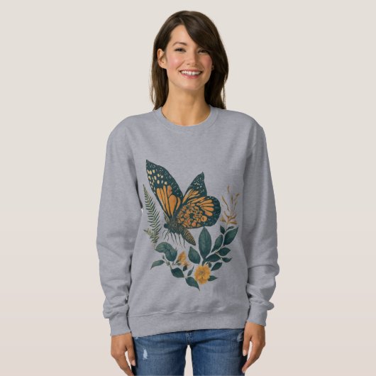 Butterfly Magic: Draag je vleugels van transformat Trui (Voorkant volledig)