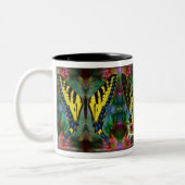 Butterfly Magic IV Tweekleurige Koffiemok (Links)