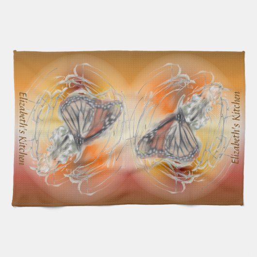 Butterfly Magic Theedoek (Horizontaal)