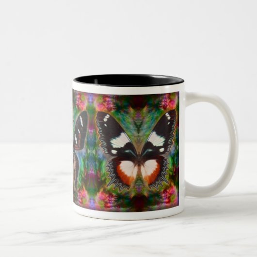 Butterfly Magic Tweekleurige Koffiemok (Rechts)