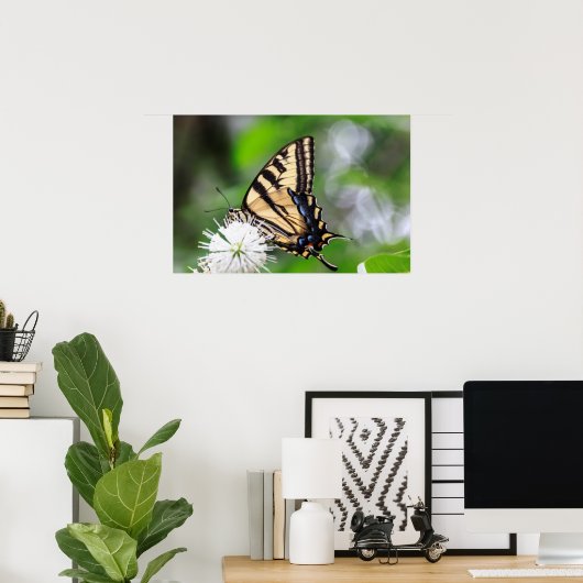 Butterfly Magic Wall Art Poster (Thuiskantoor)