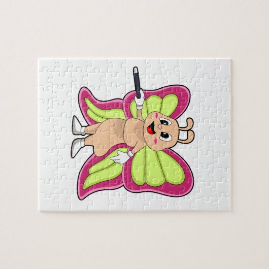 Butterfly Magic Wand Legpuzzel (Horizontaal)